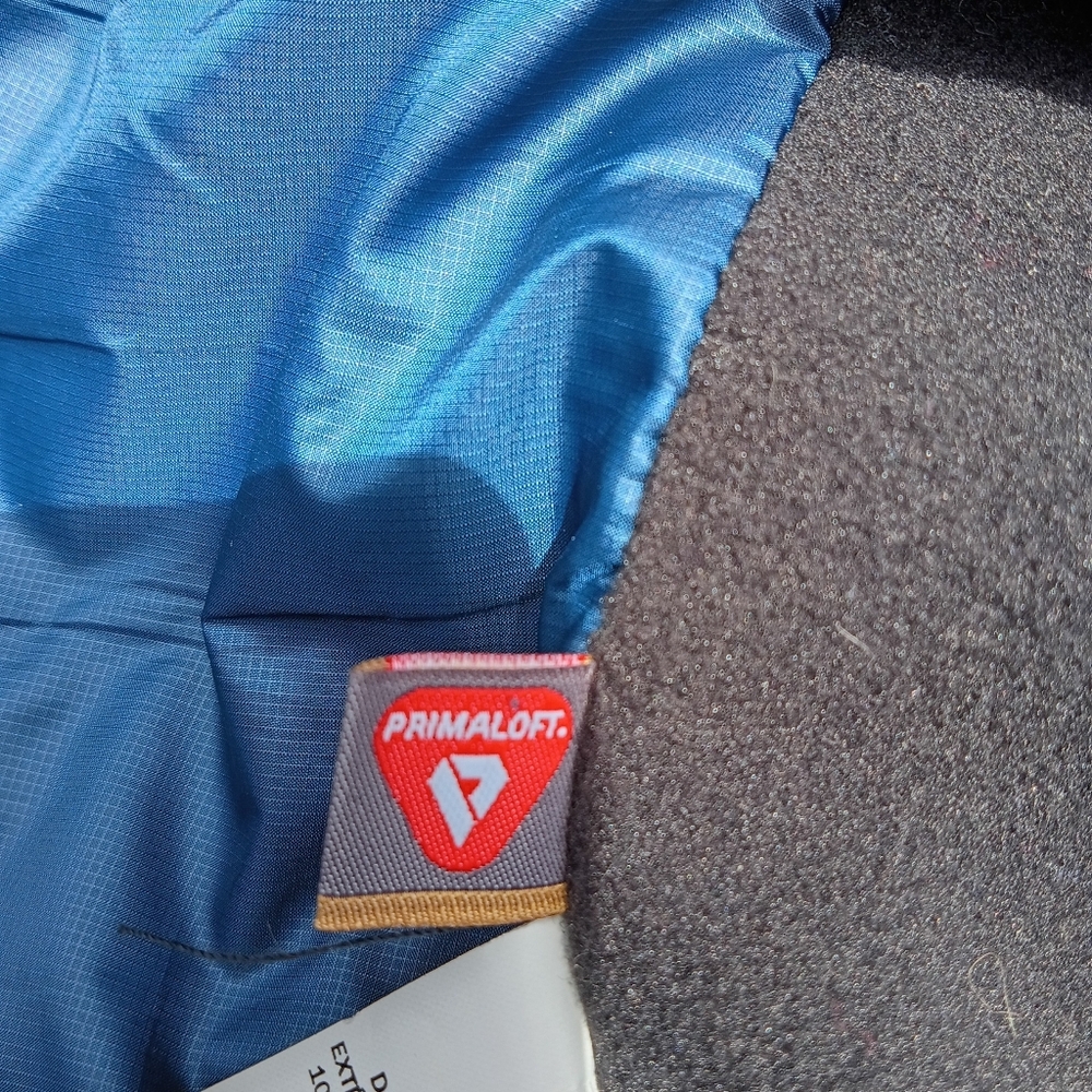 L.L.Bean 505280 Women's Small Blue Zip Hooded Packaway Primaloft Longer Vest - Picture 7 of 12